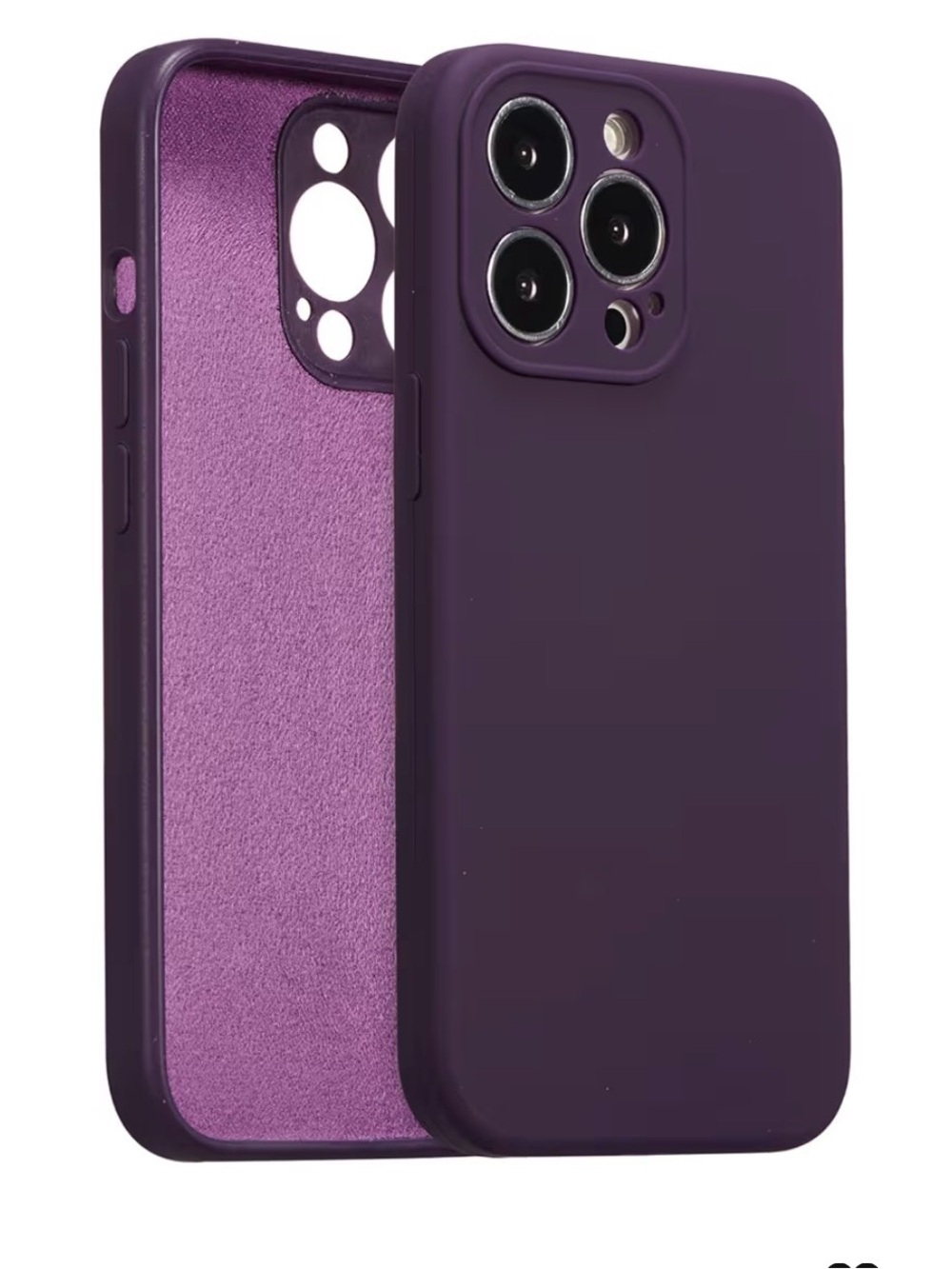 iPhone 14 Pro Purple Silicone Phone Case